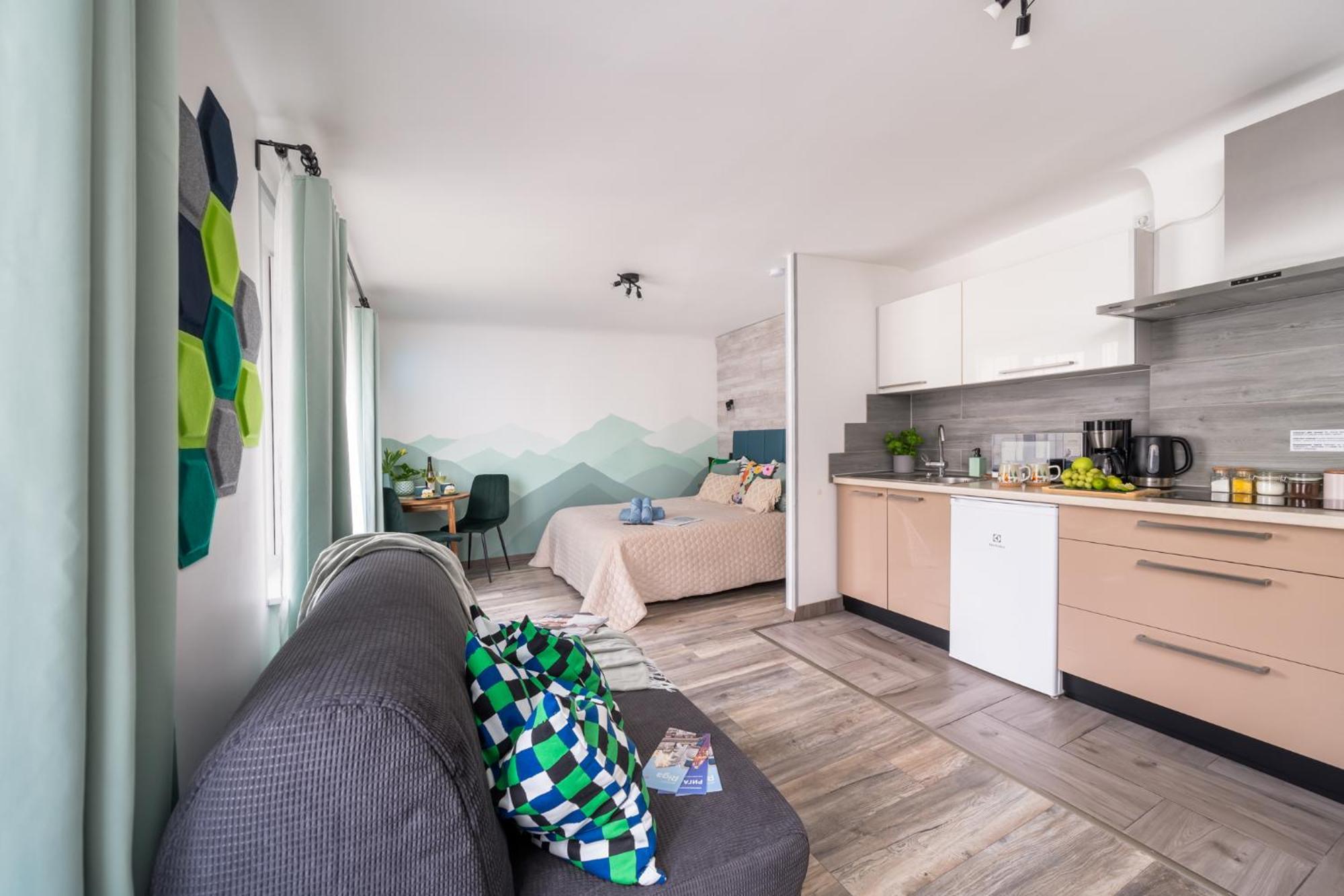 Green Garden & Private Parking Apartments With Playground รีกา ภายนอก รูปภาพ