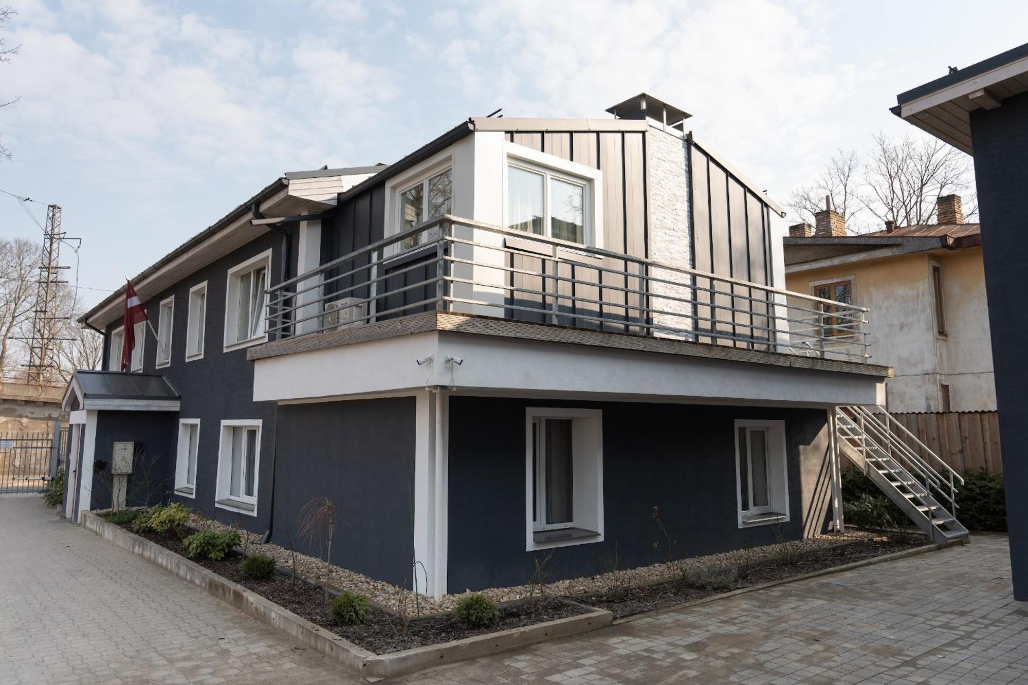 Green Garden & Private Parking Apartments With Playground รีกา ภายนอก รูปภาพ